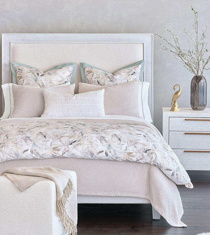 Custom bedding in all colors and designs. Call Suzanne Christie from Decorating Den Clearwater, Tampa Bay and St Petes.