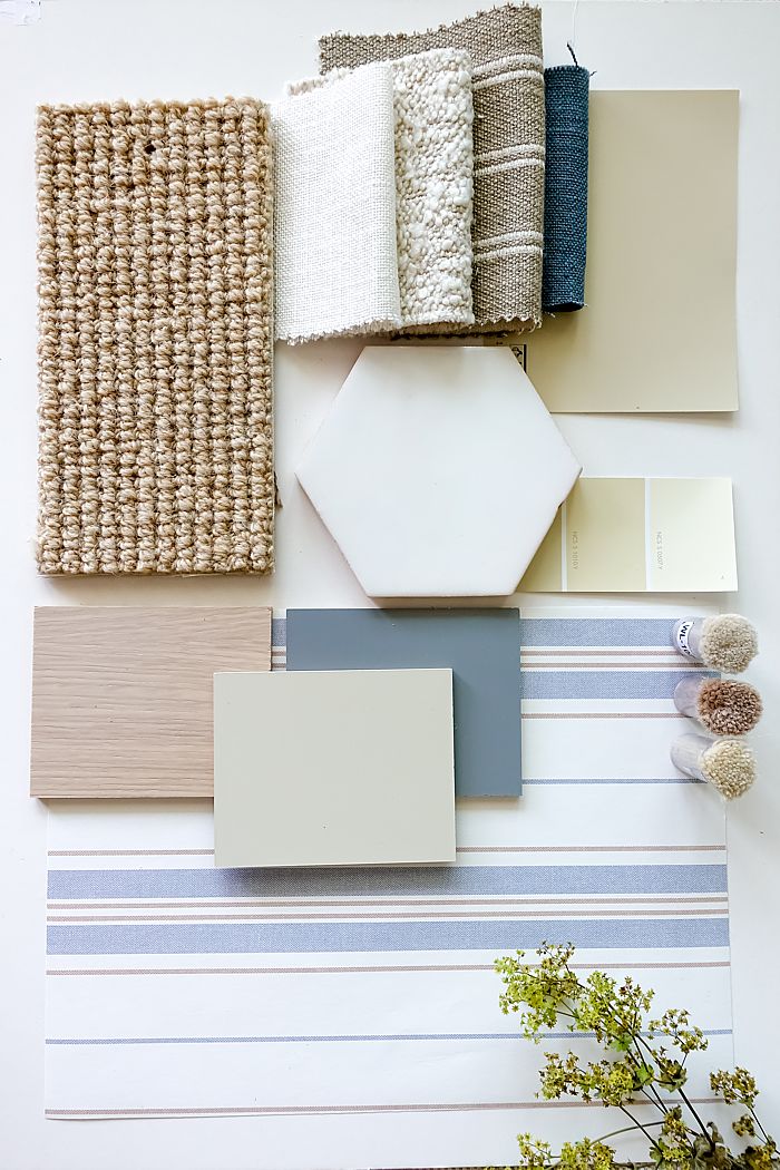 Gather things together that please your eye to create a mood board. Show them to your interior designer so she can begin to understand your design style.