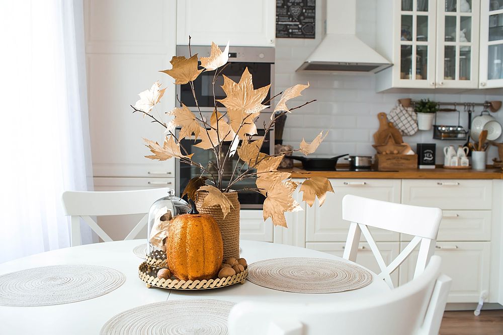 In a hot climate use Fall color trends and other decorating tips inside your home to remind you of different seasons.