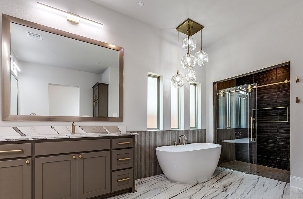 Lighting fixtures have become sculptural design statements, adding artistry and personality even before the lights are switched on.